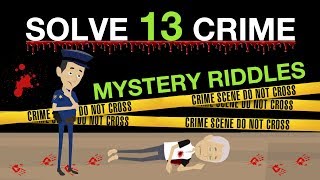 13 Unsolved Mystery Crime Riddles Only Smartest People Can Solve  Can You Do It [upl. by Naveb267]