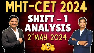 MHTCET 2024 MATHS SHIFT ANALYSIS  2ND MAY SHIFT 1 ANALYSIS BY DINESH SIR  DINESH SIR LIVE STUDY [upl. by Oicram890]