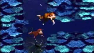 Donkey Kong Country  101 Walkthrough Part 20  Croctopus Chase [upl. by Zitella]