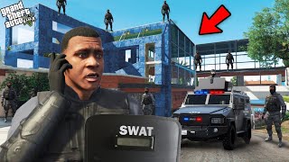 GTA 5  Franklin Becomes The Most Special Swat Soldier In GTA 5 GTA 5 Mods [upl. by Acimot912]