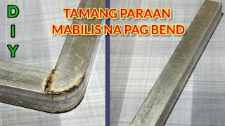 PAANO MAG BEND NG TUBULAR  MABILIS NA PARAAN  HOW TO BEND TUBULAR pin0yaK01 [upl. by Sarnoff320]