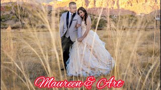 PRENUPTIAL PHOTOSHOOT  LAS VEGAS STRIP  RED ROCK CANYON  MAUREEN amp ART  MAUITV [upl. by Clite118]