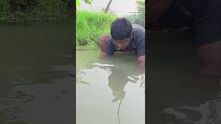 Unbelievable Mud Man Fishing Techinques 🤯 MudmanFishing Fishing mudfishing catfish shorts [upl. by Yrocaj]