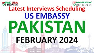 New Interview Letters  US Immigrant Visa Interview by US Embassy  NVC Interview Schedule 2024 [upl. by Eicyak]