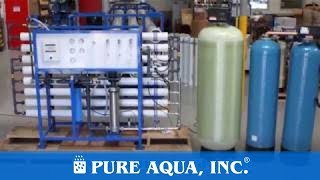 Commercial Reverse Osmosis Machine China 24000 GPD  wwwPureAquacom [upl. by Kuhn406]