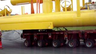 Subsea 7 Towhead Moved by ALE Heavy Lift [upl. by Twyla]