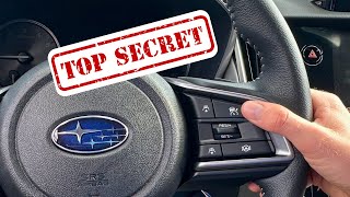 Top 5 Hidden Subaru Settings Subaru Forester Outback Crosstrek [upl. by Euqina]