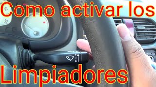 Como usar los Limpiaparabrisas del auto V15 aprende a manejar desde cero [upl. by Cathi]