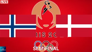 2024 PARIS OLYMPICS NORWAY vs DENMARK WOMEN’S HANDBALL SEMIFINALS LIVE GAME CAST amp CHAT [upl. by Berenice]