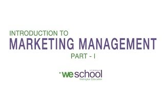 Marketing Management Lectures [upl. by Vieva]