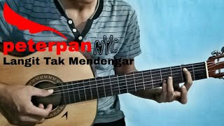 Tutorial Gitar Peterpan  Langit Tak Mendengar [upl. by Aitercul79]