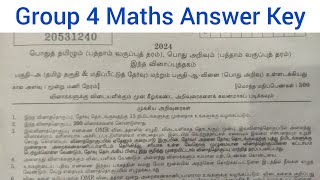 Group 4 Maths Answer Key 💯 [upl. by Trabue321]