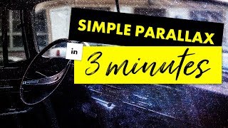 Simple Parallax Scrolling in 3 minutes with Stellarjs [upl. by Ilujna]