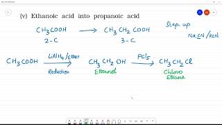 Ethanoic acid into propanoic acid [upl. by Celinka]