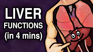 THE LIVER  FUNCTIONS [upl. by Satterlee]