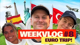 WEEKVLOG 8 BROODJESTESTER EURO TRIP IN 3 VERSCHILLENDE LANDEN 😱✈️ [upl. by Tyrrell543]