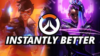 Tracer and Sombra Tips INSTANTLY BETTER IN FOUR MINUTES  Overwatch 2 [upl. by Atikahc]