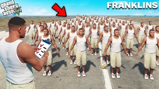 GTA 5  Franklin Made 1000 Franklins In GTA 5 [upl. by Drucie]