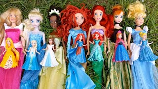 Disney Princess Doll Makeover  DIY Miniature Ideas for Barbie  Wig Dress Faceup and More DIY [upl. by Bristow]