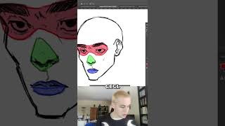 Comment dessiner le visage tutodessin art [upl. by Piotr]