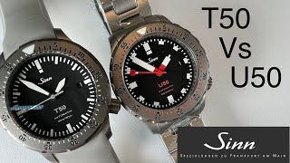 Sinn T50 Vs U50 [upl. by Hubing]