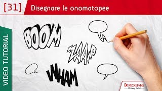 Le onomatopee  Come disegnare un fumetto [upl. by Enairb]