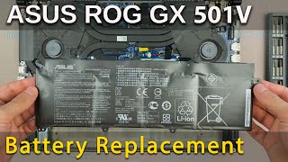 Asus ROG Zephyrus GX501 battery replacement [upl. by Tabshey]