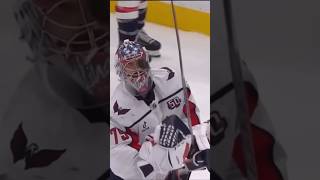 Charlie Lindgren scores on himself SHORTS NHL nhlplayoffs [upl. by Lindberg]