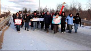 Memorial Walk for Josephine Chakasim on bridge [upl. by Burnight956]