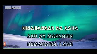 Pangarap lang Karaoke Baritone by Yeng Constantino [upl. by Nirihs]