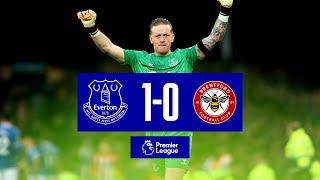 EVERTON 10 BRENTFORD  Premier League highlights [upl. by Allrud589]