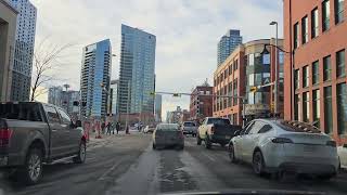 Downtown Calgary 4K Driving Tour ⛅️ 🚘 🇨🇦 [upl. by Watanabe394]