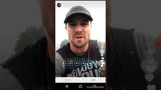 Stephen Amell Prank Calls Colton Haynes on Instagram Live [upl. by Courtney]