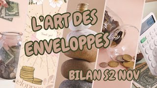 🍂 Bilan S2 Novembre 🍂Méthode des enveloppes budgétaires 🍂 [upl. by Casabonne286]