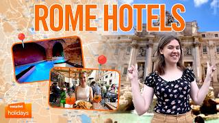 WHERE TO STAY IN ROME ITALY 🇮🇹 Rome City Hotel Guide [upl. by Maximilien]