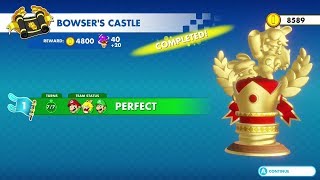 Mario  Rabbids Kingdom Battle  World 49 Bowsers Castle [upl. by Harbard]