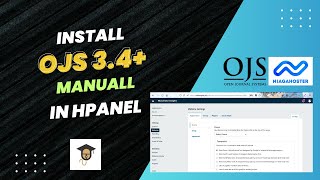 INSTALATION OJS MANUALLY IN HPANAEL HOSTINGER NIAGAHOSTER [upl. by Daisi]