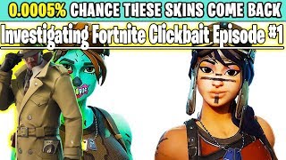 Investigating Fortnite Clickbait Episode 1  Chaos [upl. by Calvina]