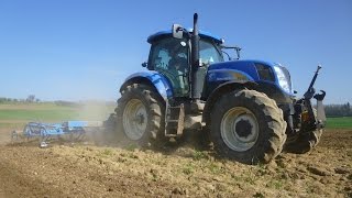 Passage Du Vibroculteur 2016  New Holland T6050 [upl. by Aneloj]