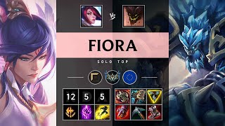 Fiora Top vs Malphite Dominating  EUW Challenger Patch 1416 [upl. by Arabeila]