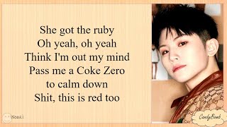 WOOZI RUBY EASY LYRICS [upl. by Drandell276]