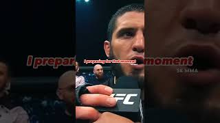 Islam makhachev being grateful after the win [upl. by Ruperta]