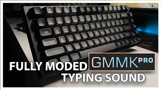 GMMK PRO  Gateron CAP Yellow  PC Plate  MT3 Susuwatari  Typing Sound [upl. by Zelikow5]