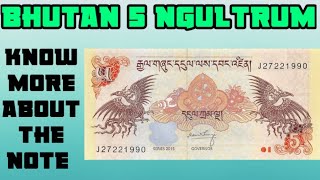 Bhutan 5 Ngultrum note  Bhutan currency note  coins and currency [upl. by Dusa]