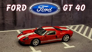 FORD GT 40 Car model in scale 143 [upl. by Houston]