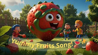 Fruity Fun Yummy Fruits Song 🍉✨ [upl. by Chandal]