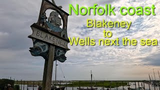 Norfolk coastBlakeney to Wells next the sea [upl. by Airotkciv]