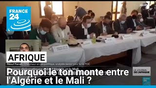 Pourquoi le ton monte entre lAlgérie et le Mali  • FRANCE 24 [upl. by Cheria275]