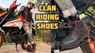 CLAN SNKR Stealth Edition Waterproof  Best Riding shoes for city rides  Clan Riding Shoes [upl. by Vasiliu]