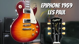 Epiphone 1959 Les Paul Standard Inspired by Gibson Custom  Sound Demo [upl. by Araas]